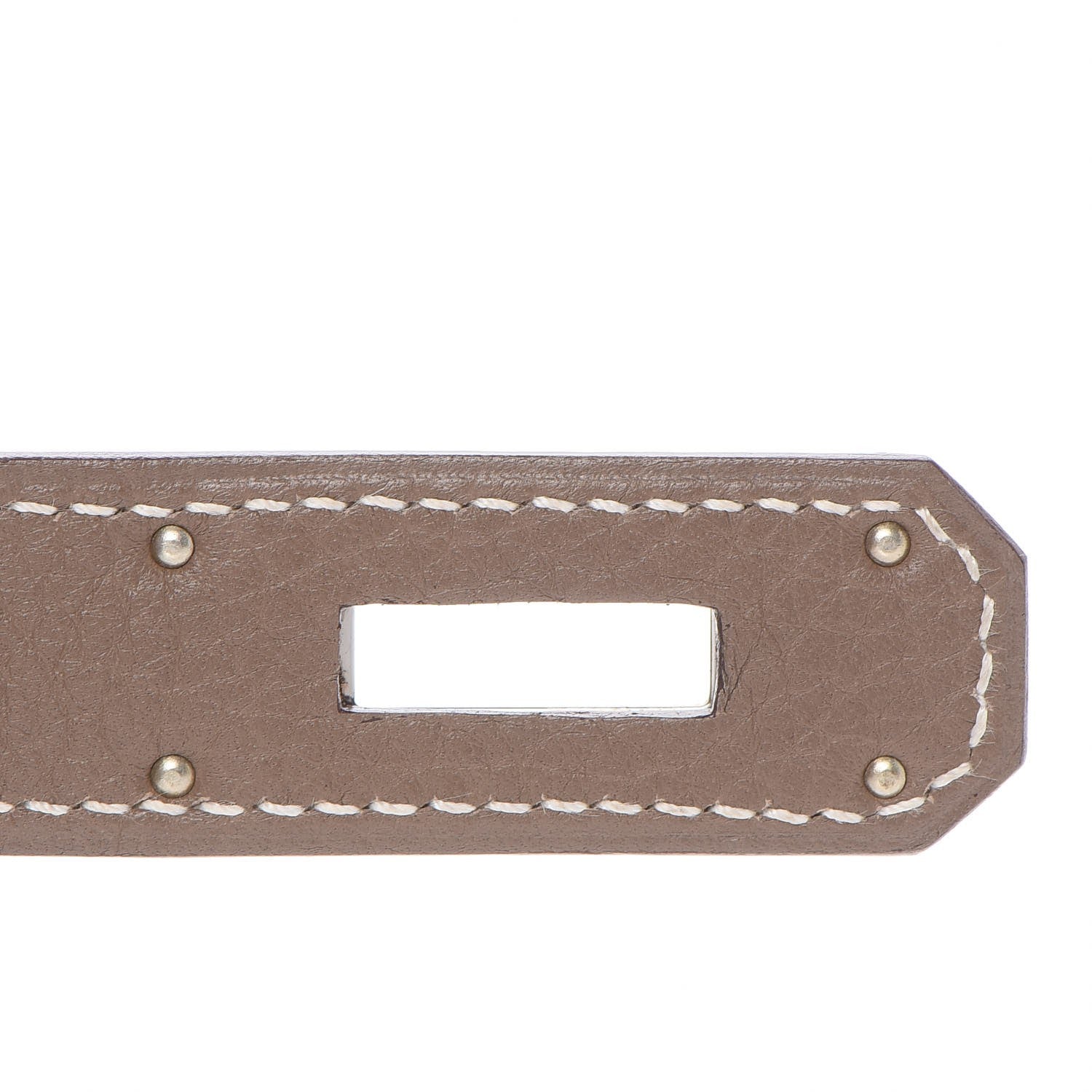 Hermes Taurillon Clemence Retourne Kelly 40 Etoupe 21 of 36