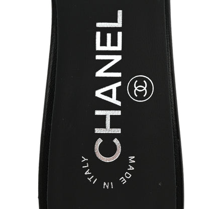 Chanel Lambskin Mirror Mules 35.5 Black 8 of 10