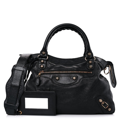 Balenciaga Agneau Giant 12 Rose Gold Hardware Town Black 1 of 17