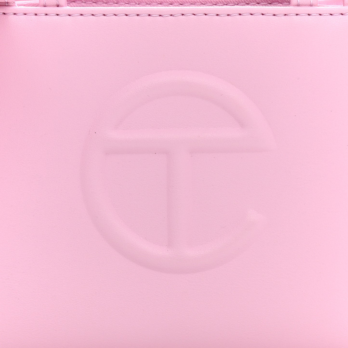 Vegan Leather Small Shopping Bag Bubblegum
