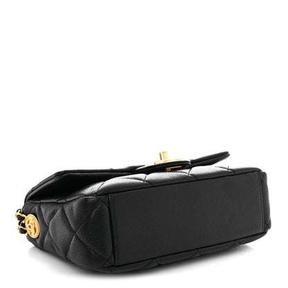 Chanel Caviar Quilted Small Twist Your Buttons Flap Black 4 of 10