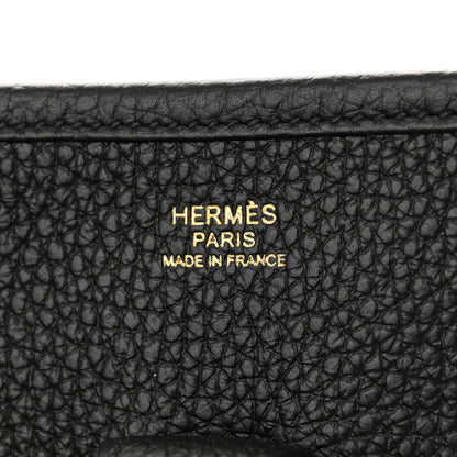 Hermes Taurillon Clemence Evelyne III PM Black 6 of 11