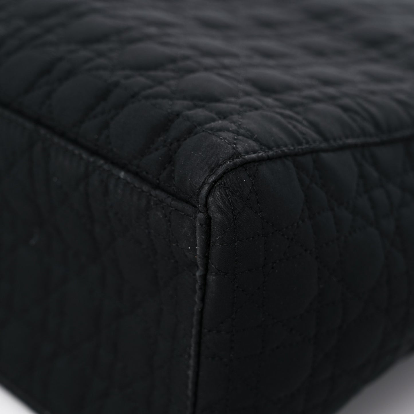 Nylon Cannage Large Lady Dior Black
