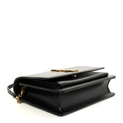 Saint Laurent Calfskin Monogram Sunset Chain Wallet  Sunset Black 4 of 10