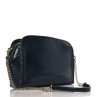 Louis Vuitton Vernis Deerskin Bonded Chain Pochette Marine 3 of 9