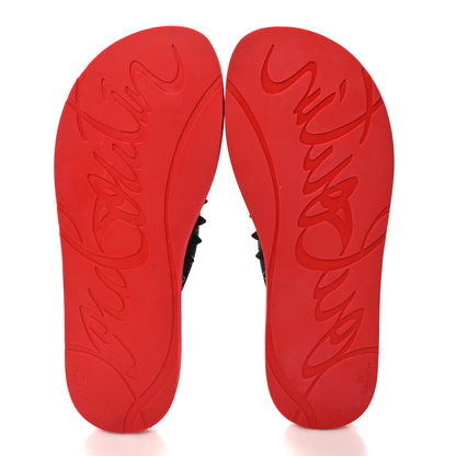 Christian Louboutin Rubber Spike Loubi Donna Flip Flop 40 Black 5 of 6
