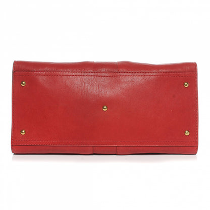 Saint Laurent Sheepskin Large Cabas ChYc Red 9 of 9