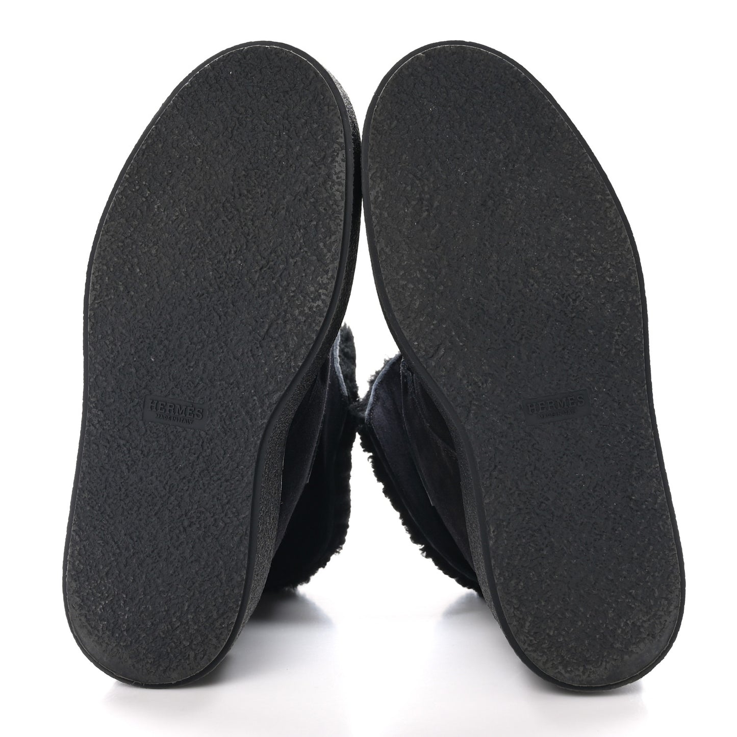Suede Shearling Womens Hemisphere Ankle Boots 38 Black
