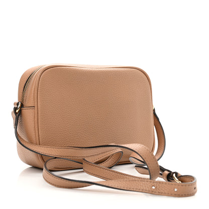 Gucci Pebbled Calfskin Small Soho Disco Bag Camelia 3 of 10