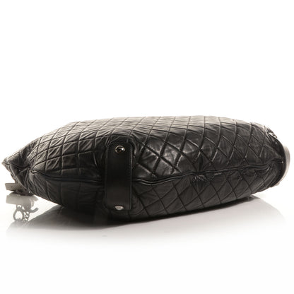 Chanel Lambskin Large Chain Mail Hobo Black 4 of 7