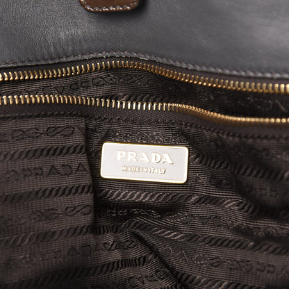Prada Vernice Gaufre Tote Brown 6 of 10