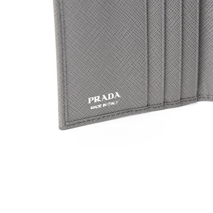 Prada Saffiano Compact Wallet Marmo 6 of 7