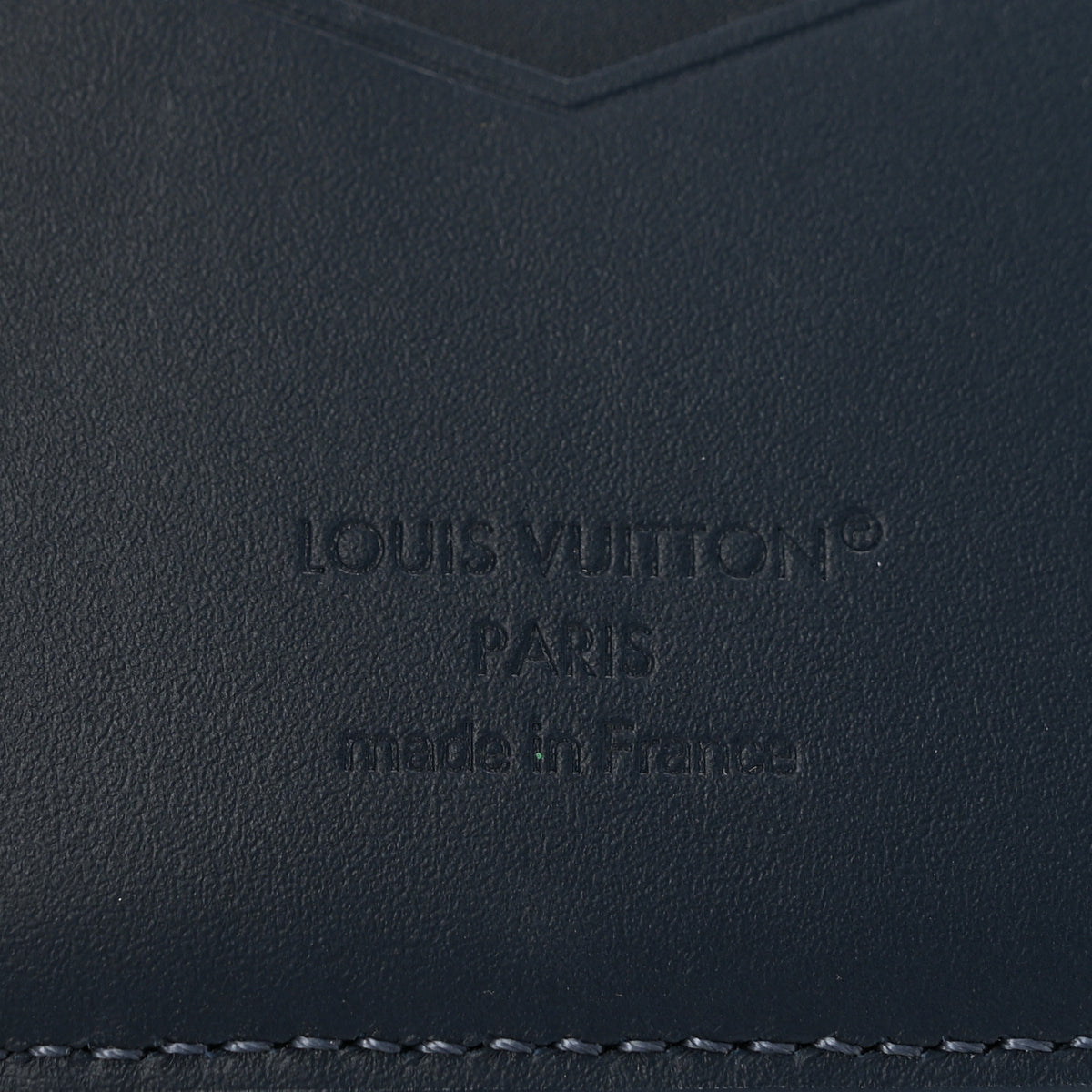 Calfskin Monogram Shadow Pocket Organizer Navy White