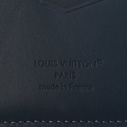 Louis Vuitton Calfskin Monogram Shadow Pocket Organizer Navy White 6 of 6