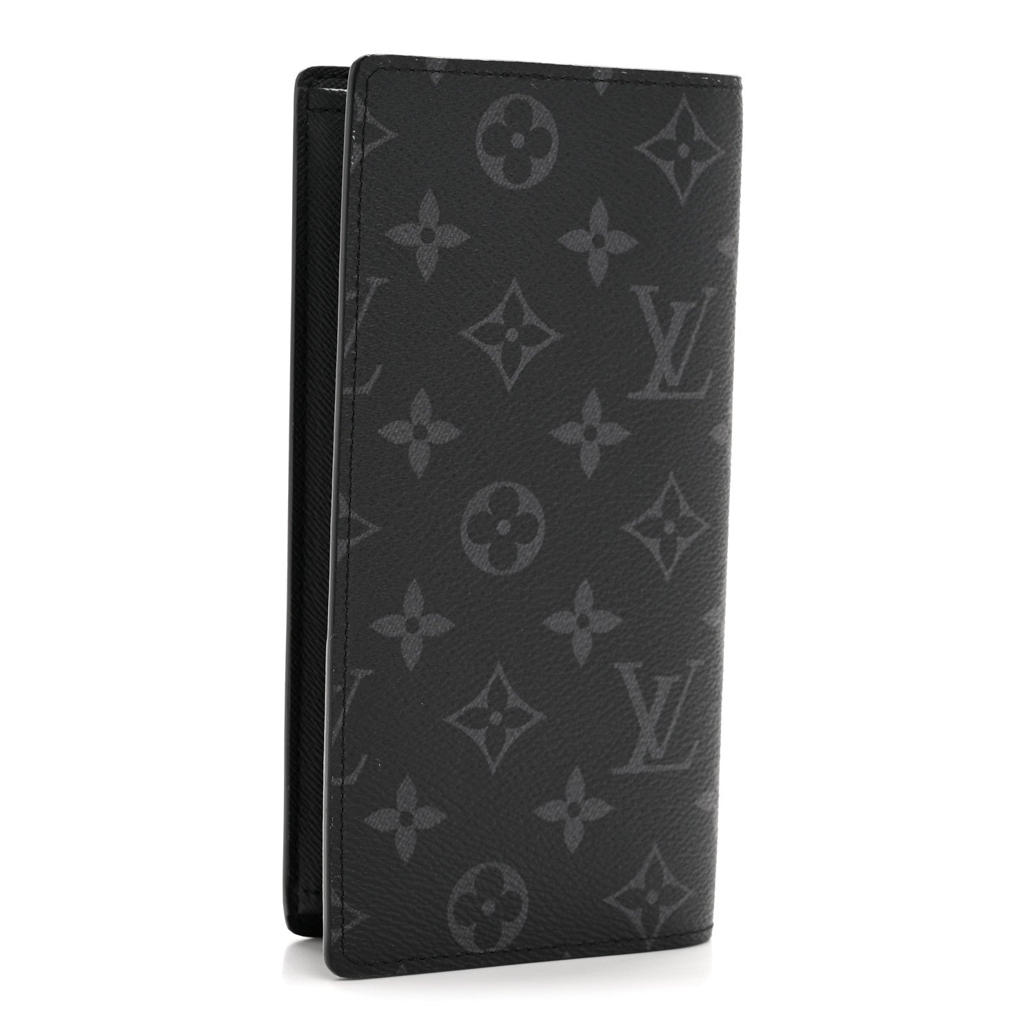 Louis Vuitton Monogram Eclipse Brazza Wallet 3 of 7