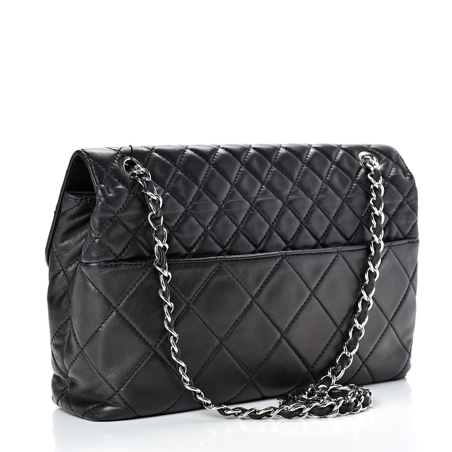 Calfskin Quilted In The Business Flap Bag Black