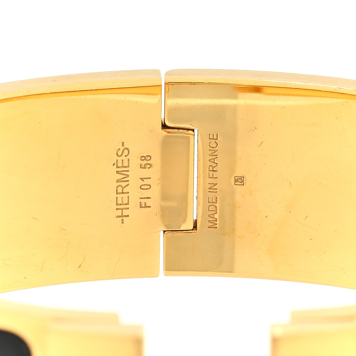 Hermes Enamel Wide Clic Clac H Bracelet PM Black 3 of 3