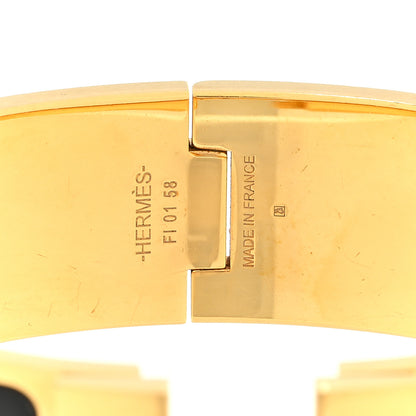 Hermes Enamel Wide Clic Clac H Bracelet PM Black 3 of 3