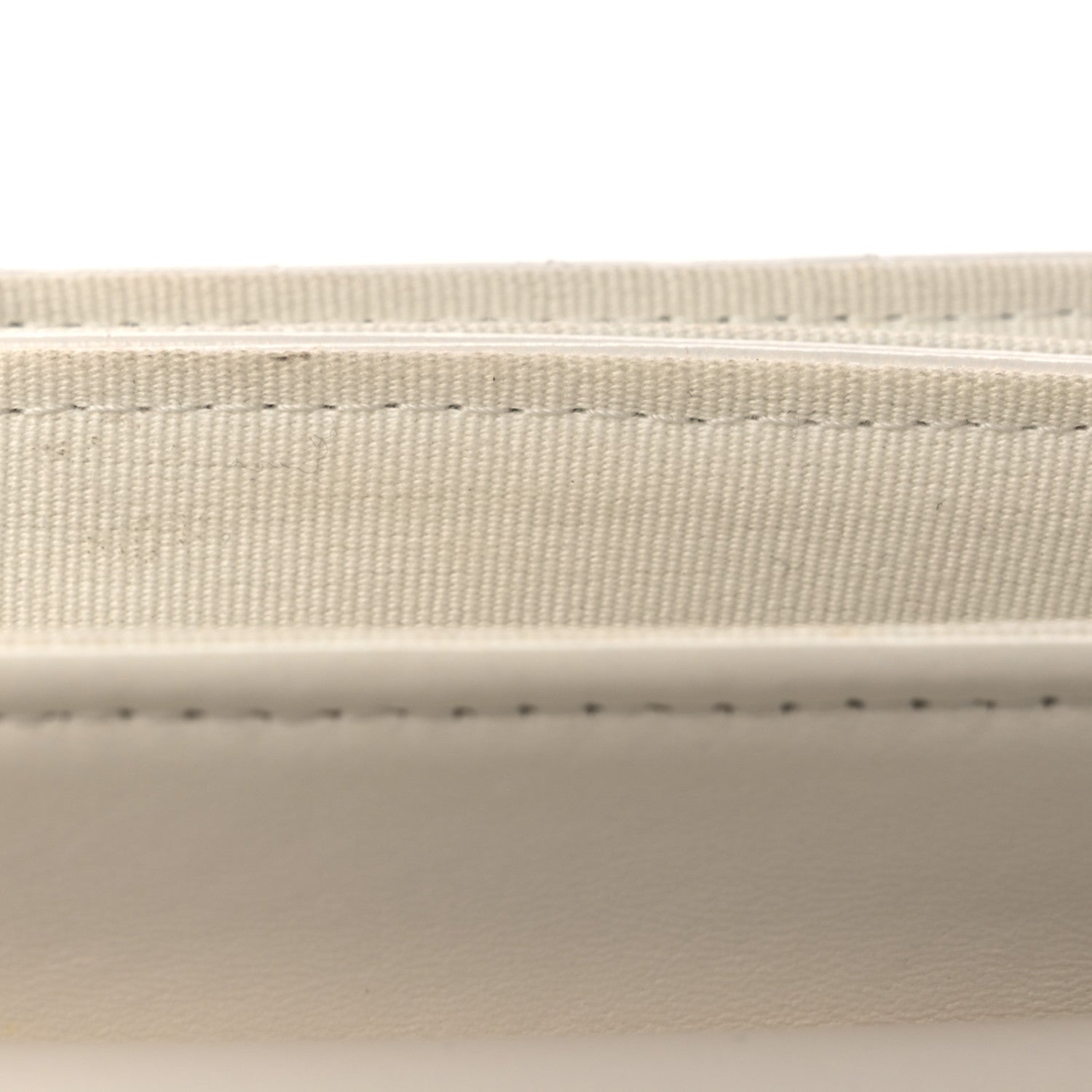 Chanel Shiny Lambskin Flap Clutch With Chain White 13 of 13