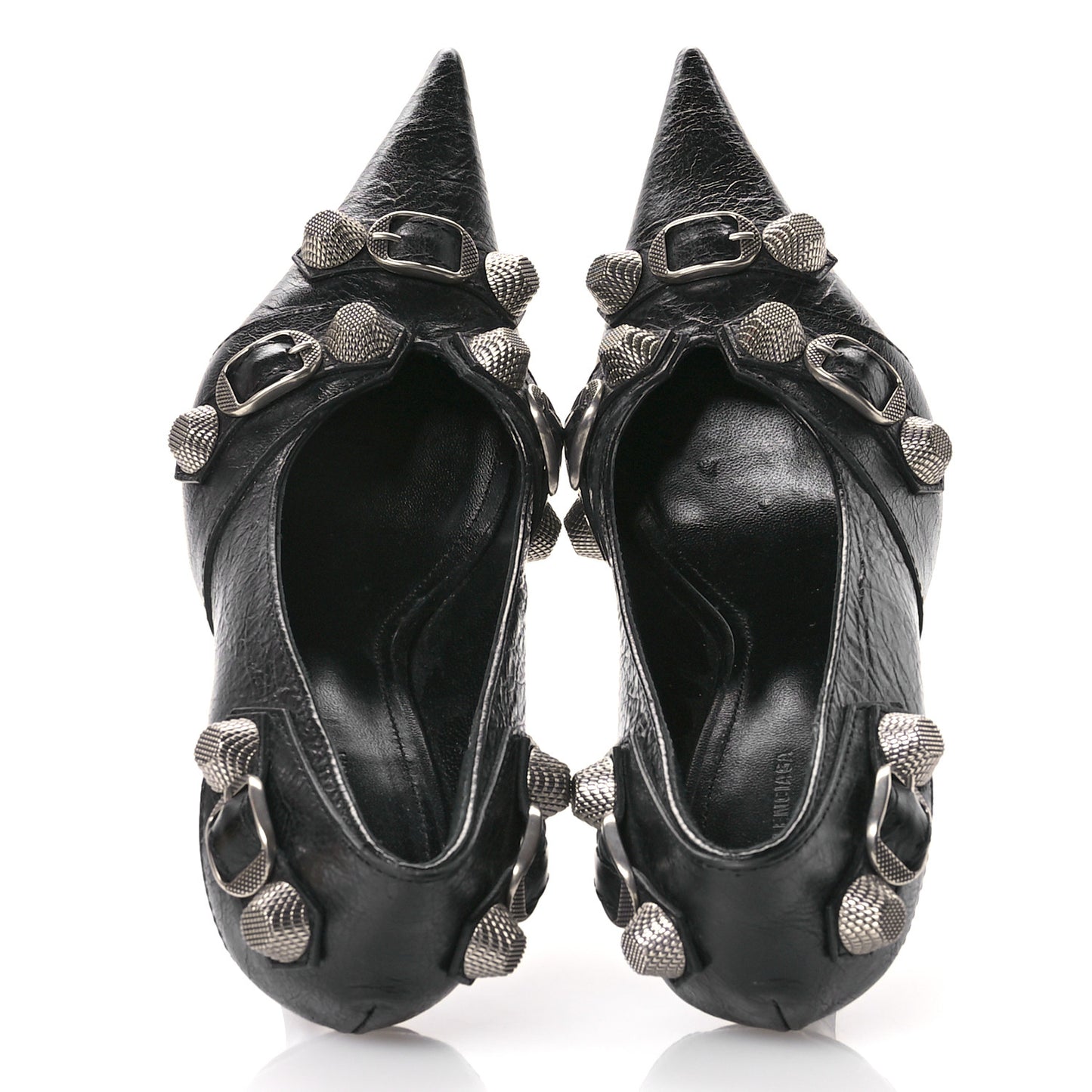 Agneau Arena Cagole 90MM Slingback Pumps 36 Black