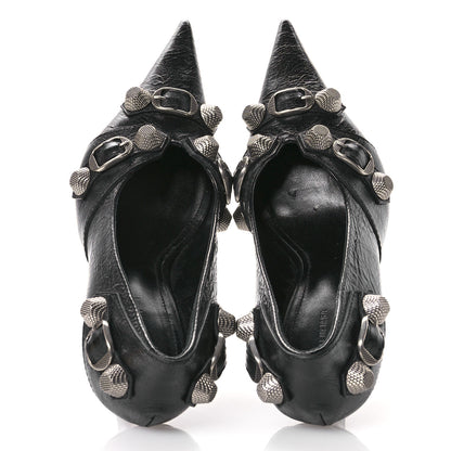 Balenciaga Agneau Arena Cagole 90MM Slingback Pumps 36 Black 2 of 8