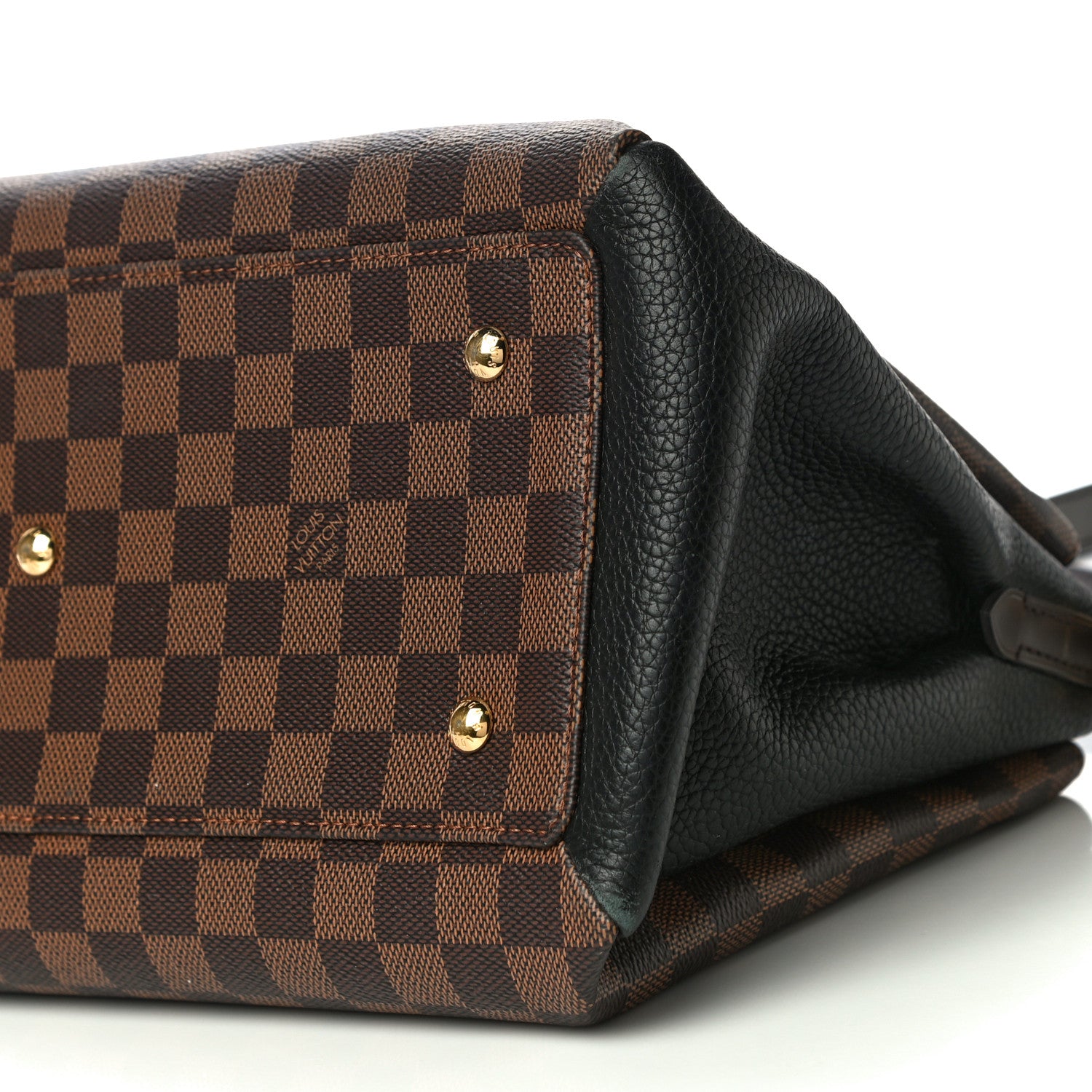 Louis Vuitton Cuir Taurillon Damier Ebene Normandy Black 9 of 9