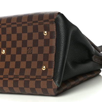 Louis Vuitton Cuir Taurillon Damier Ebene Normandy Black 9 of 9