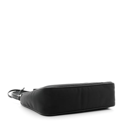 Prada Tessuto Nylon Saffiano Mini Re-Edition 2005 Bag Black 4 of 12