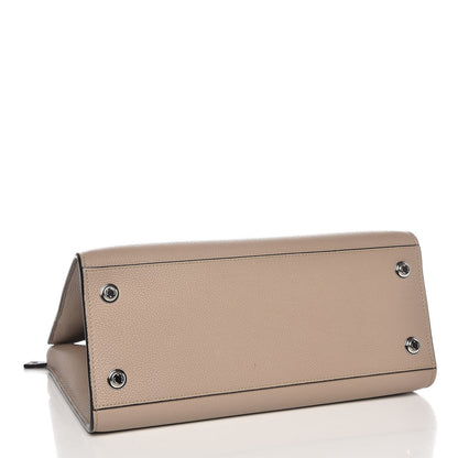 Louis Vuitton Taurillon City Steamer MM Black Beige 5 of 10