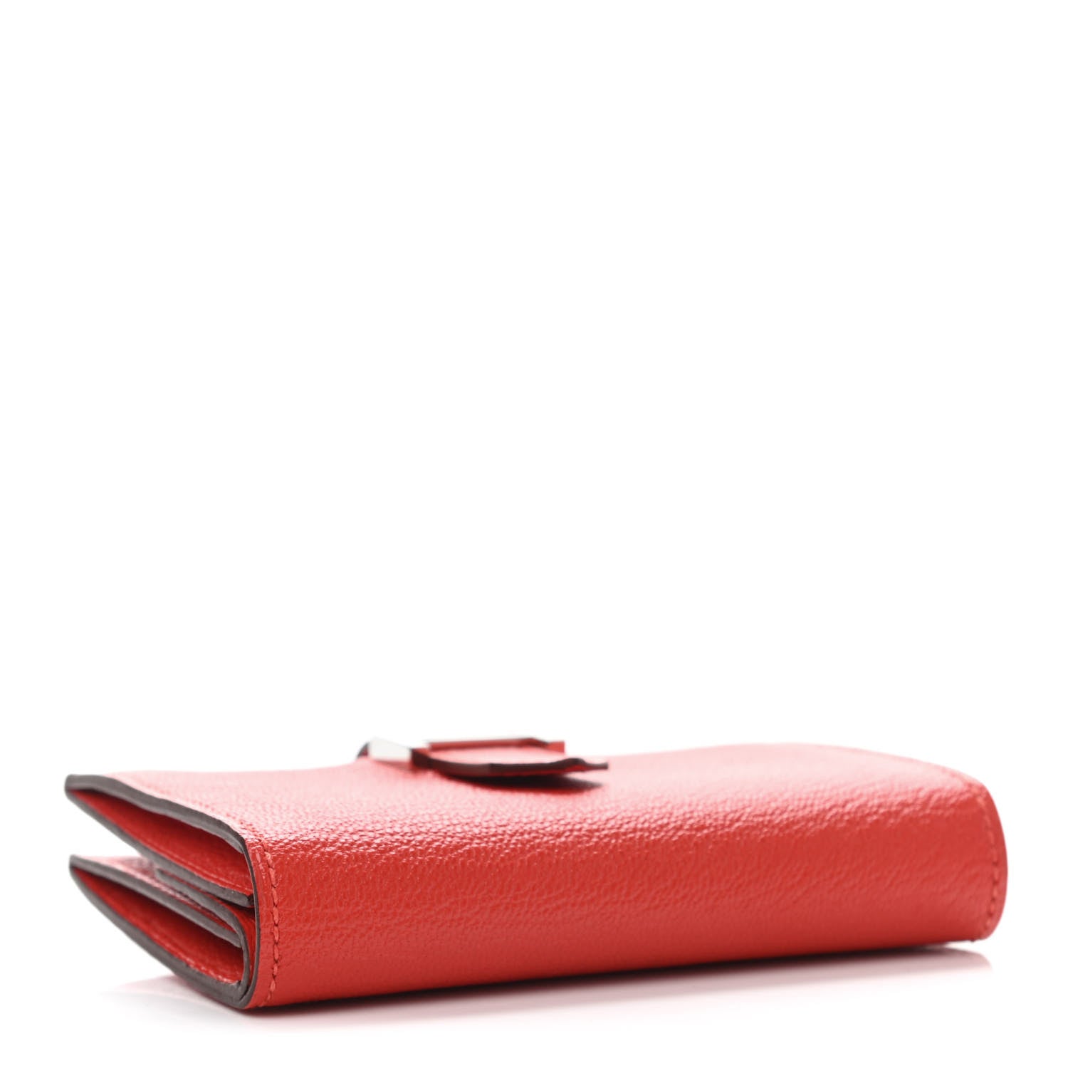 Hermes Chevre Mysore Mini Bearn Wallet Rouge De Coeur 3 of 4