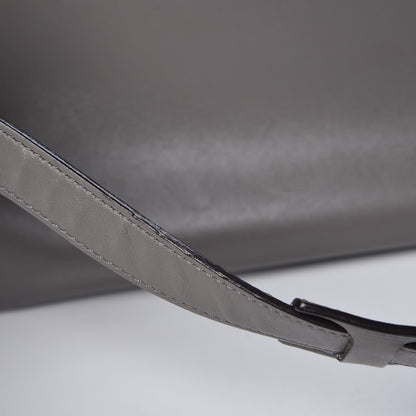 Celine Crocodile Embossed Nubuck Medium Trapeze Grey 16 of 20