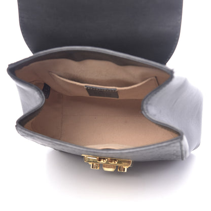 Gucci Guccissima Signature Padlock Backpack Black 4 of 9