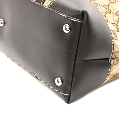 Gucci Monogram Small Lovely Heart Tote Dark Brown 10 of 10