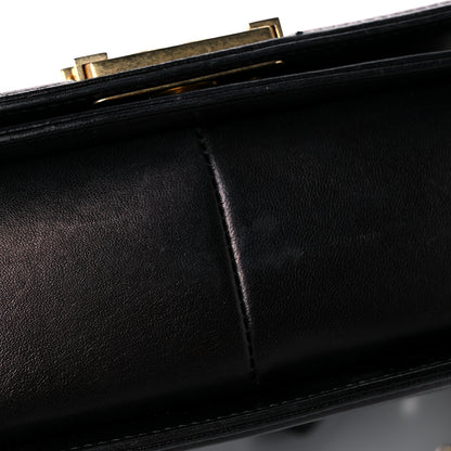 Chanel Fabric Chevron Braided Medium Boy Flap Black 16 of 16