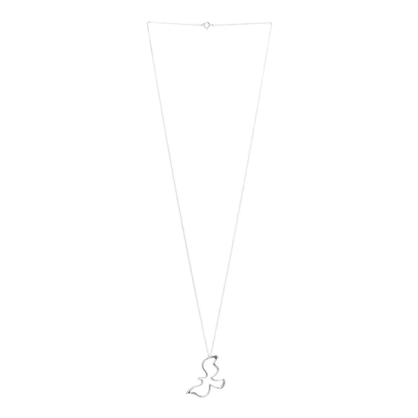 Sterling Silver Paloma Picasso Dove Pendant Necklace