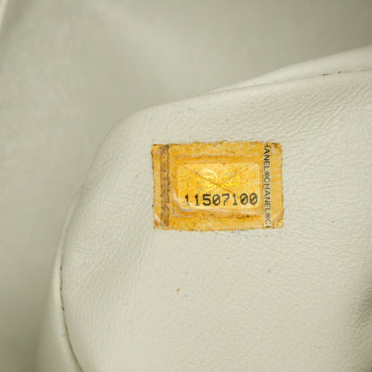 Chanel Caviar Quilted Reissue Flap 227 White 8 of 10