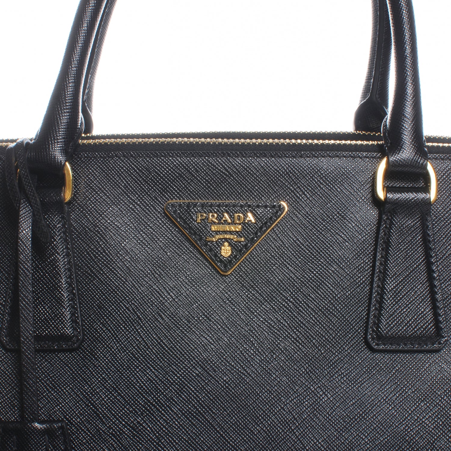 Prada Saffiano Lux Tote Nero Black 3 of 9