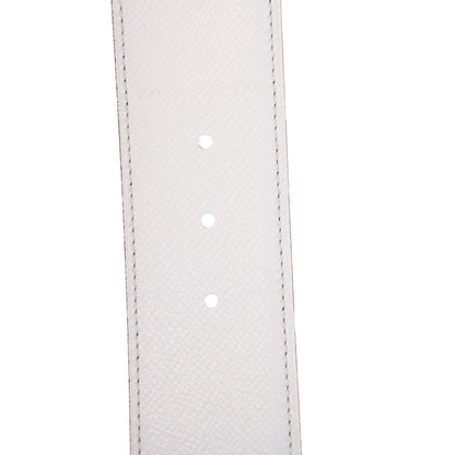 Hermes Chamonix Epsom 42mm Constance 2 Belt 90 Black White 6 of 8