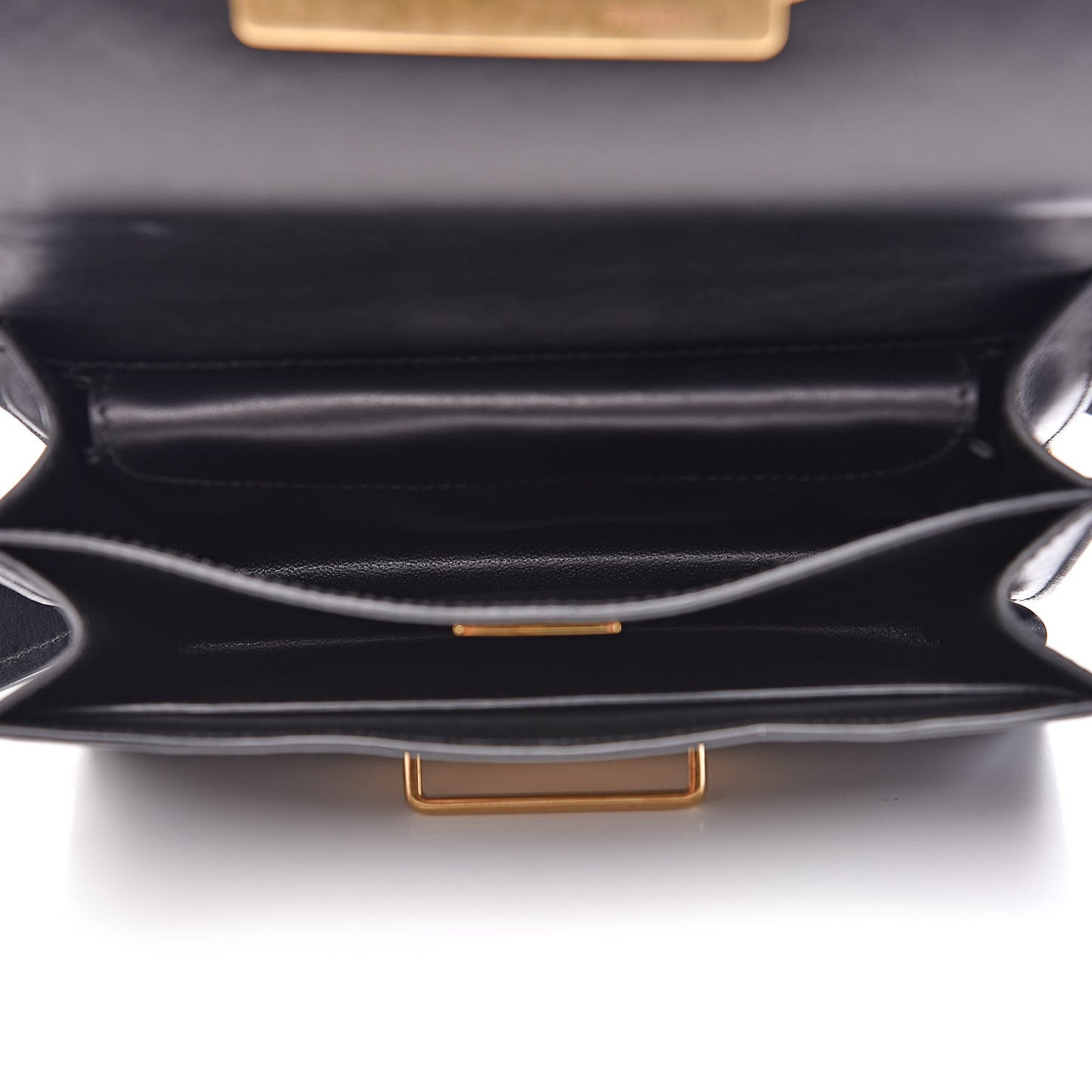 City Calf Saffiano Cahier Bag Black