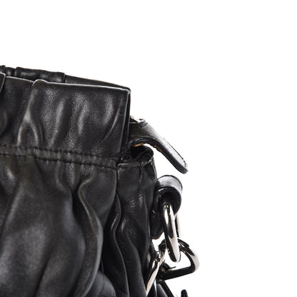 Prada Nappa Gaufre Shopping Satchel Black 31 of 39