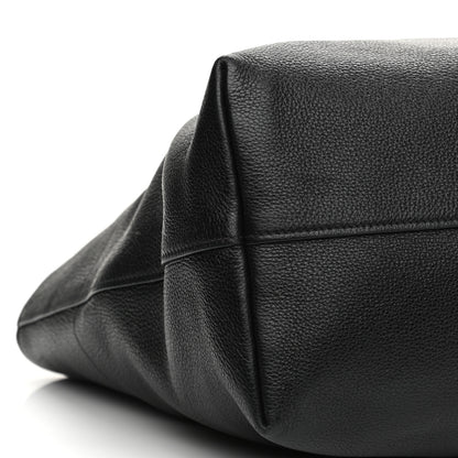 Prada Vitello Daino Zip Shopping Tote Black 8 of 11