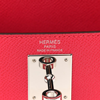 Hermes Epsom Kelly Sellier 28 Rose Extreme 5 of 10