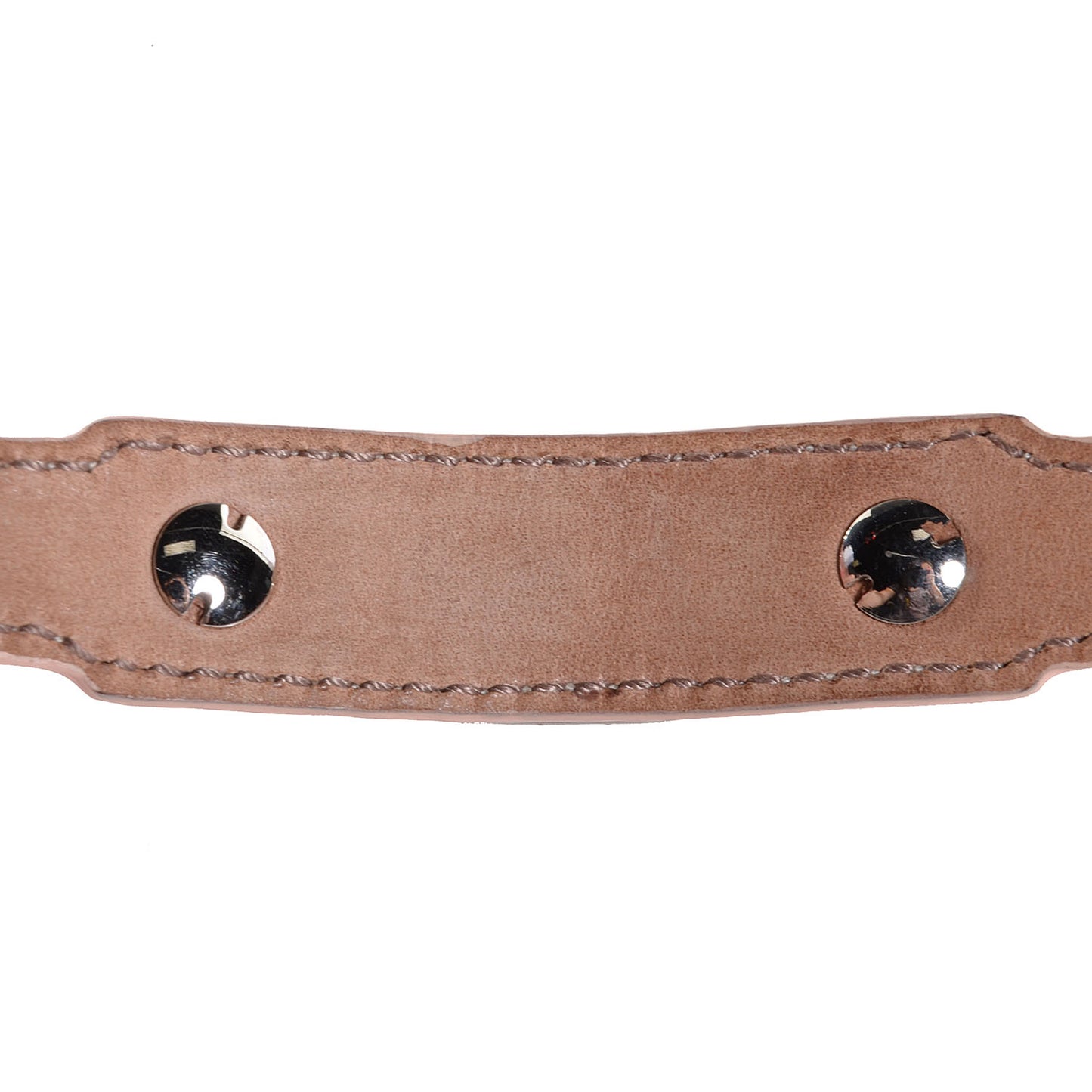 Agneau Classic Silver Hardware Croco Double Tour Bracelet Bois De Rose