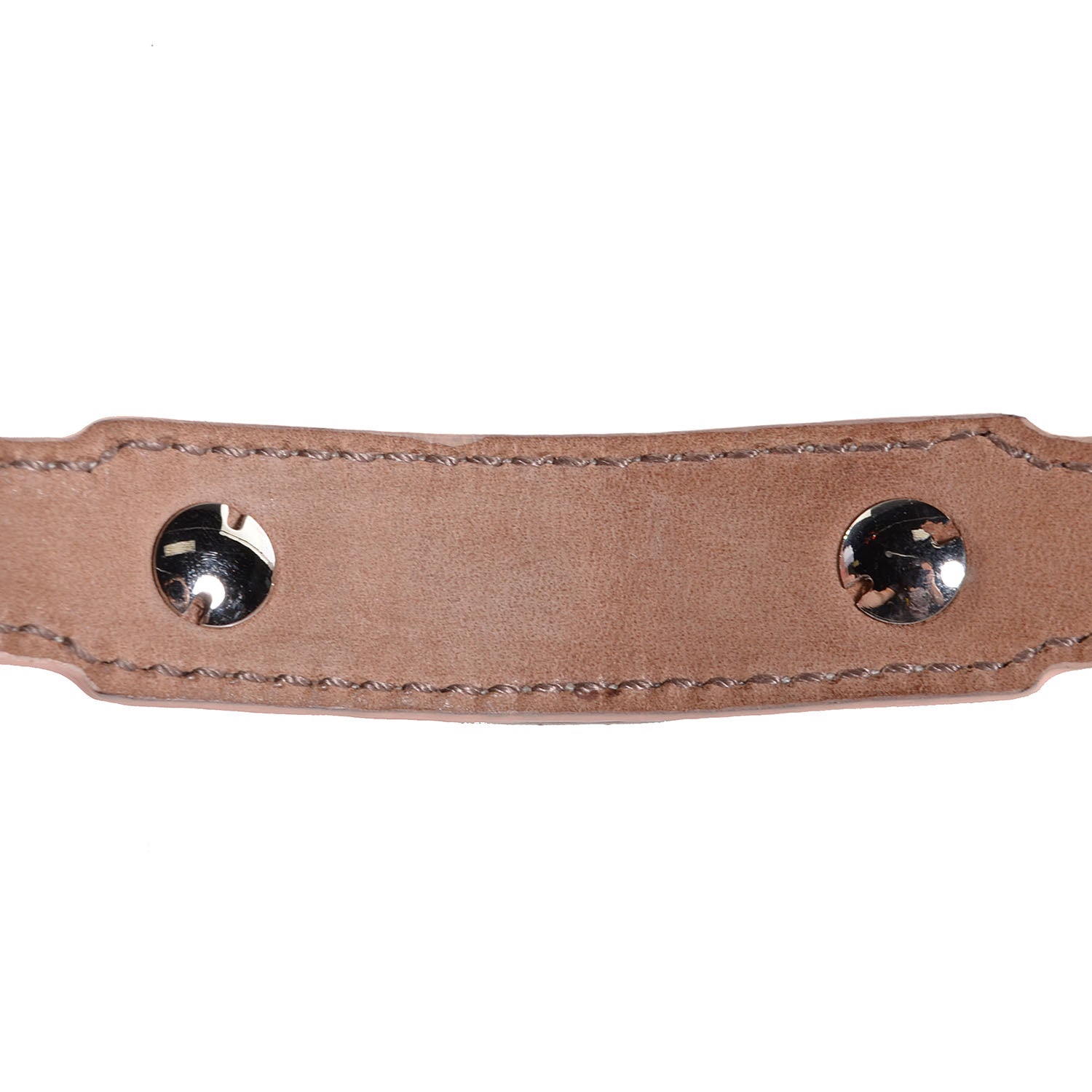 Balenciaga Agneau Classic Silver Hardware Croco Double Tour Bracelet Bois De Rose 5 of 8