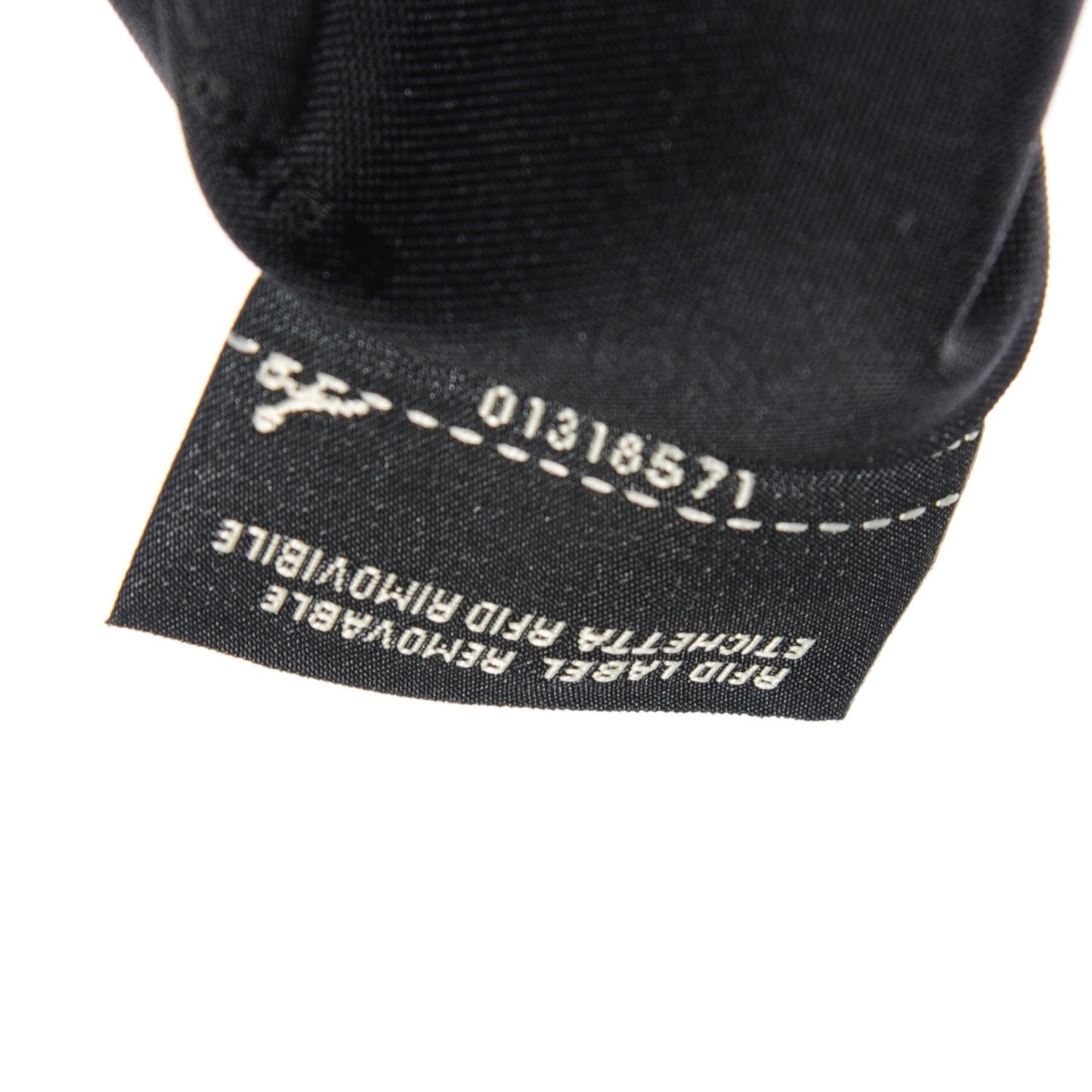 Calfskin Crocodile Embossed Tote Black Blue