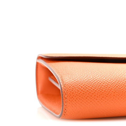 Hermes Epsom Constance Long Wallet To Go Wallet Orange 8 of 10