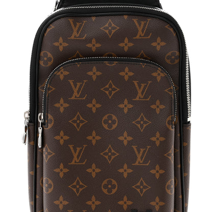 Louis Vuitton Monogram Macassar Avenue Sling Bag NM 7 of 10