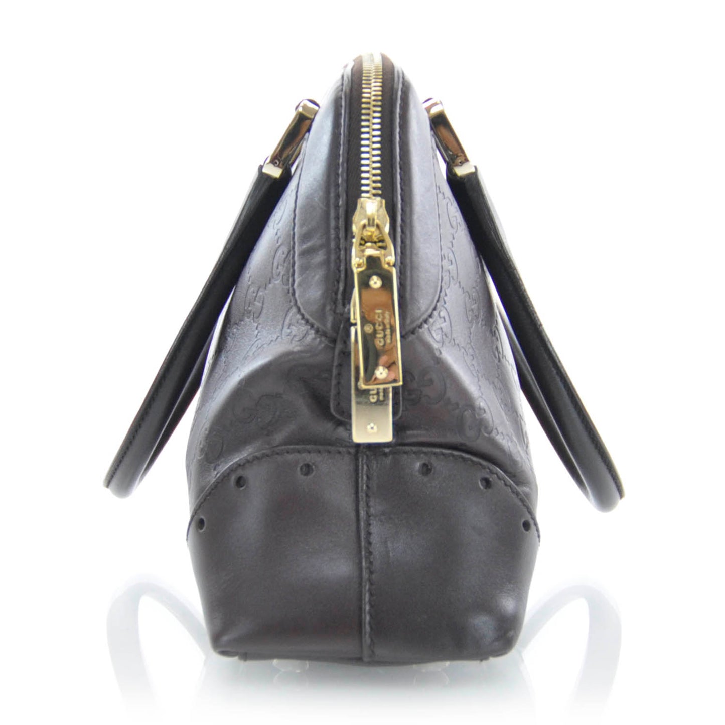 Guccissima Punch Handbag Chocolate Brown