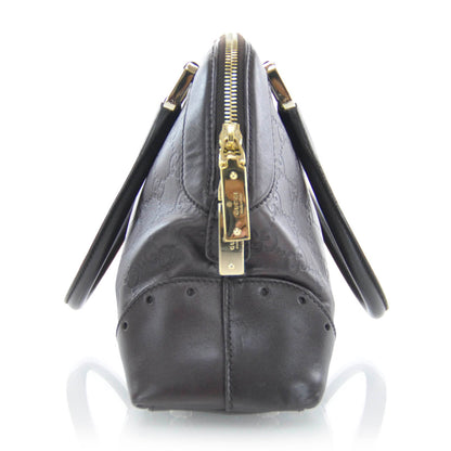 Gucci Guccissima Punch Handbag Chocolate Brown 4 of 9