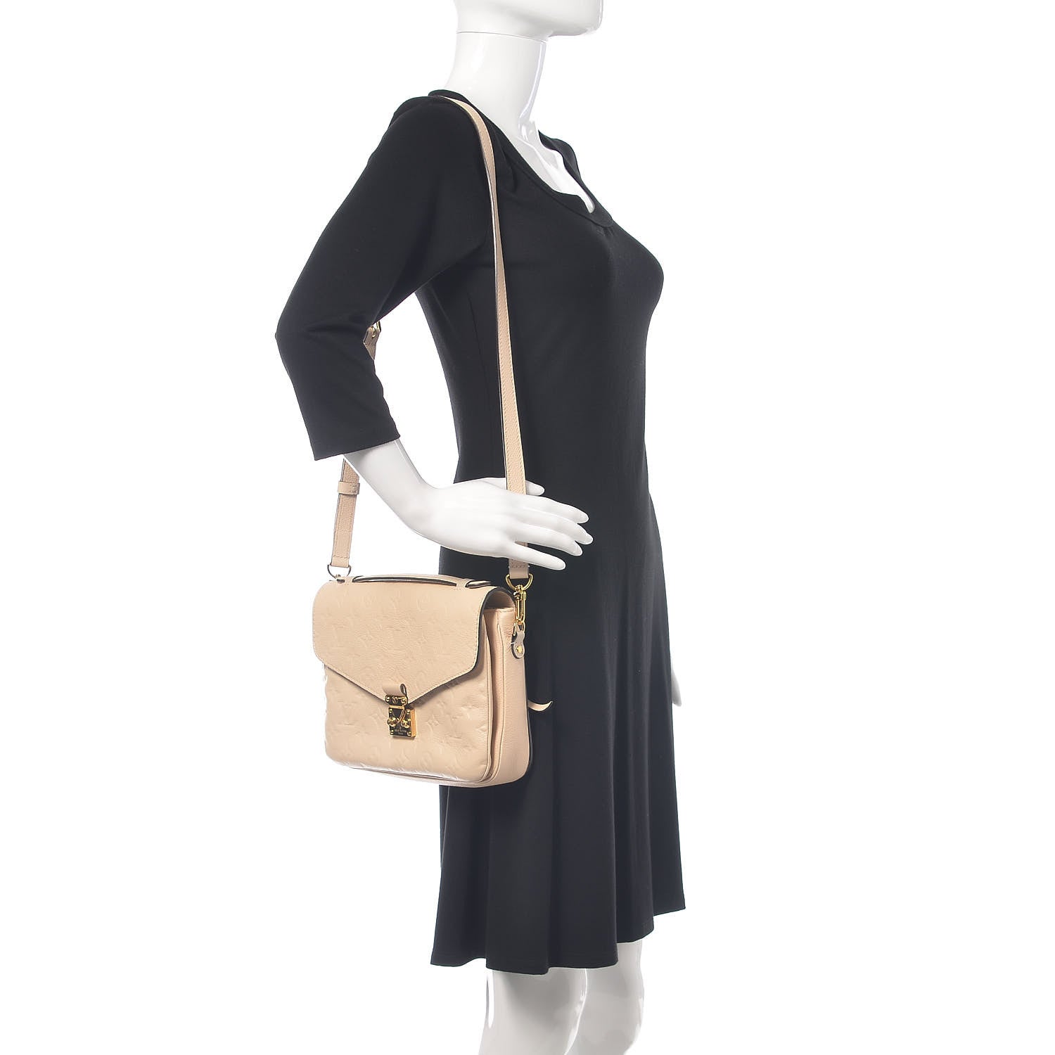 Louis Vuitton Empreinte Pochette Metis Creme 2 of 13